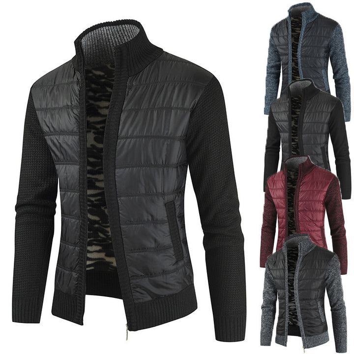 Herren Funktionsjacke mit modernem Stehkragen und innovativen Materialien Aliams