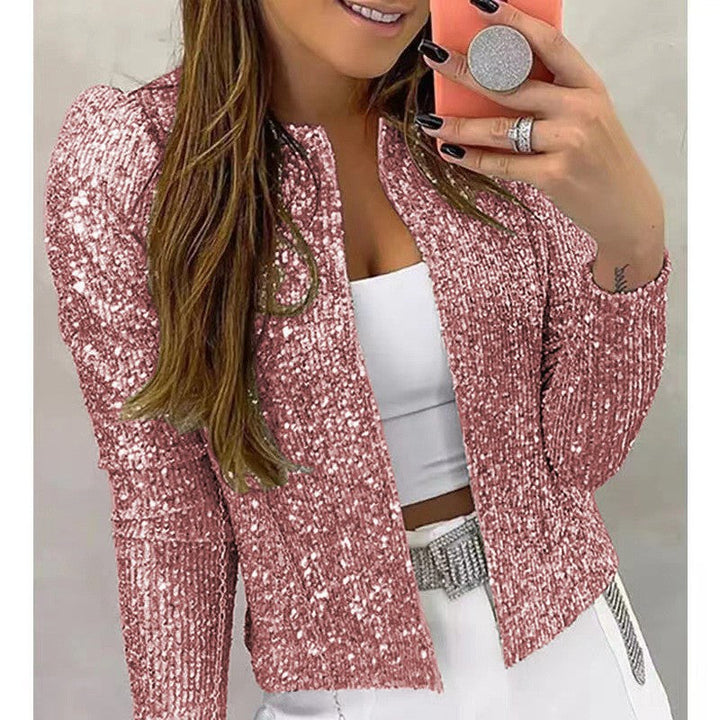 Damen Glitzernde Strickjacke Aliams