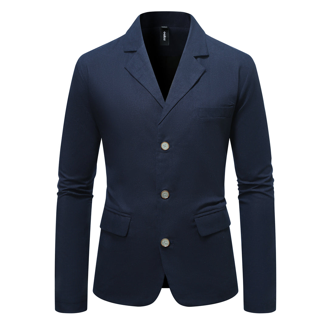 Herren eleganter Blazer mit praktischen Taschen und stilvollem Schnitt Aliams