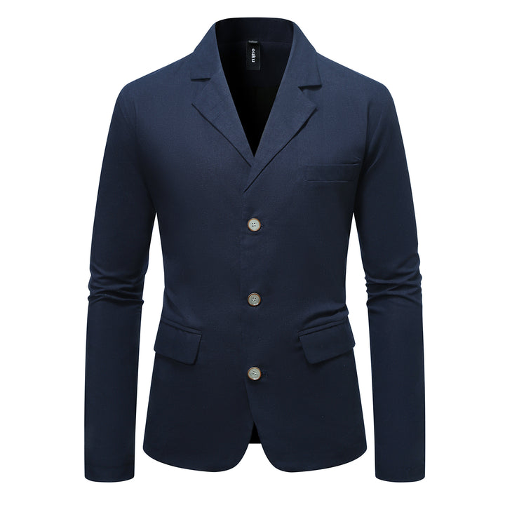 Herren eleganter Blazer mit praktischen Taschen und stilvollem Schnitt Aliams