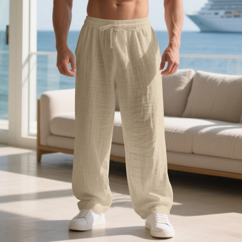 Herren Bequeme Sommerhose mit elastischem Bund Aliams