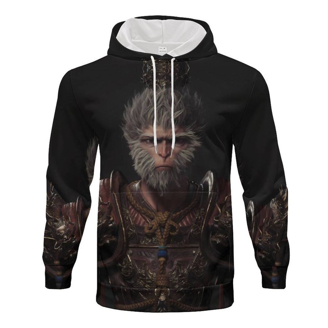 Herren Kapuzenpullover mit auffälligem Tiermotiv und praktischem Design Aliams