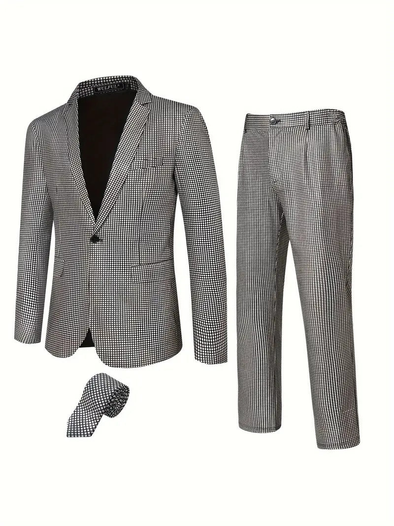 Herren Glitzerndes Anzugset Aliams
