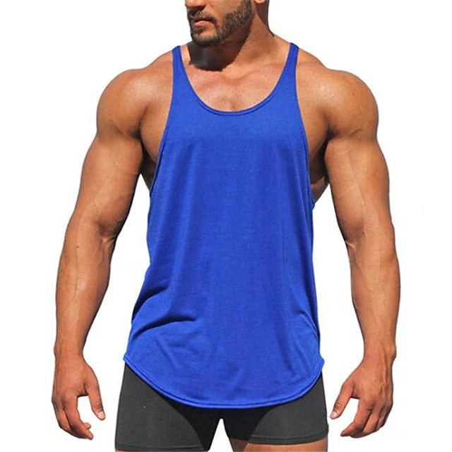 Herren Sportliches Muskelshirt mit Unterarmfreien Schnitt und atmungsaktiven Stoffen Aliams