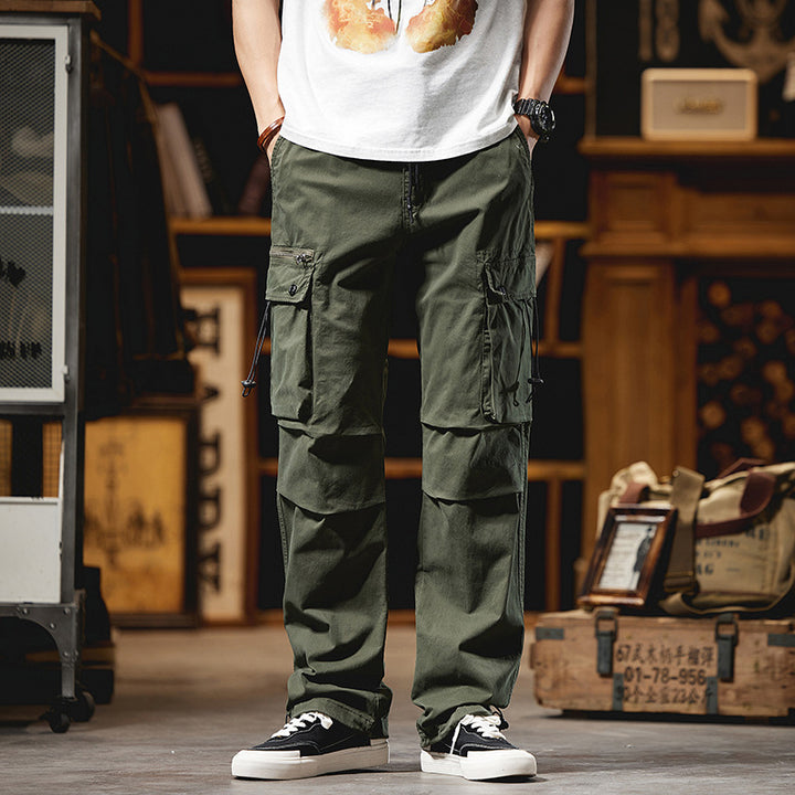 Herren Cargo-Style Hose mit mehreren Taschen Aliams
