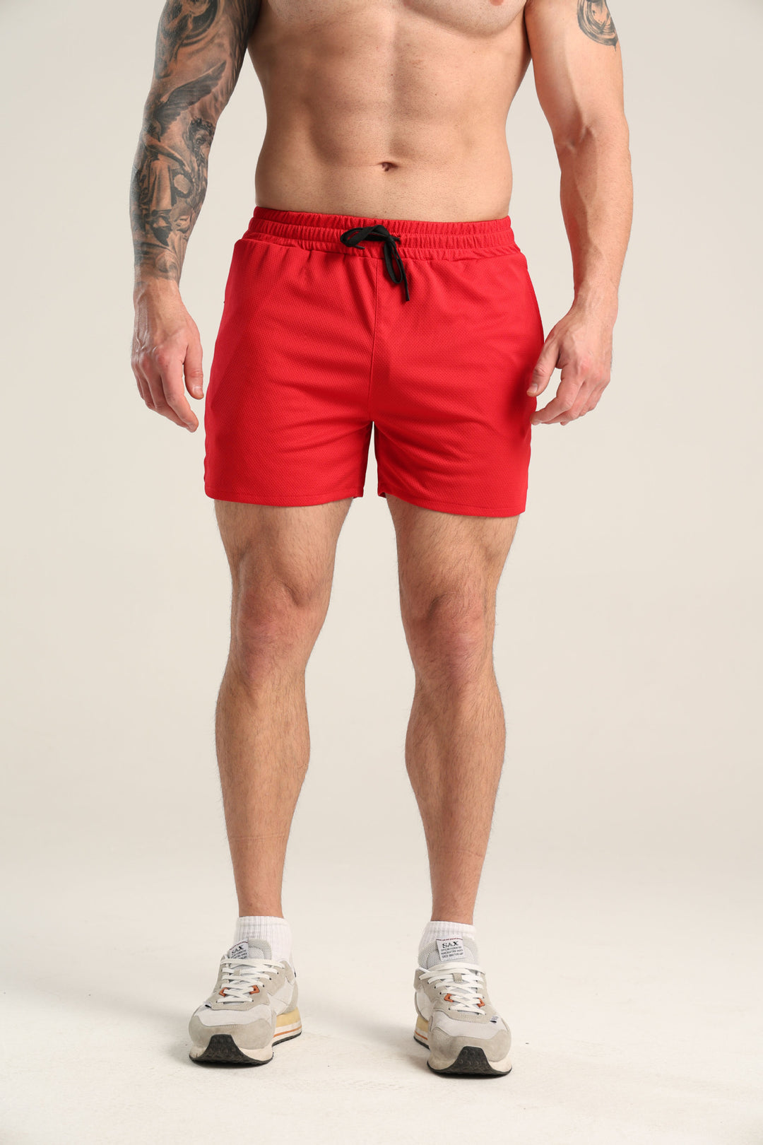 Herren Sportliche Schwimmshorts mit atmungsaktivem Material und verstellbarem Bund Aliams
