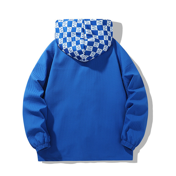 Herren technische Übergangsjacke mit verstellbarem Kapuzendesign und atmungsaktiven Einsätzen Aliams