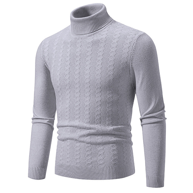 Herren Komfortabler Rollkragenpullover mit strukturiertem Design und hochwertiger Baumwolle Aliams