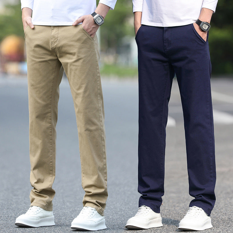 Herren Chinos mit schmalem Schnitt und elastischem Bund Aliams