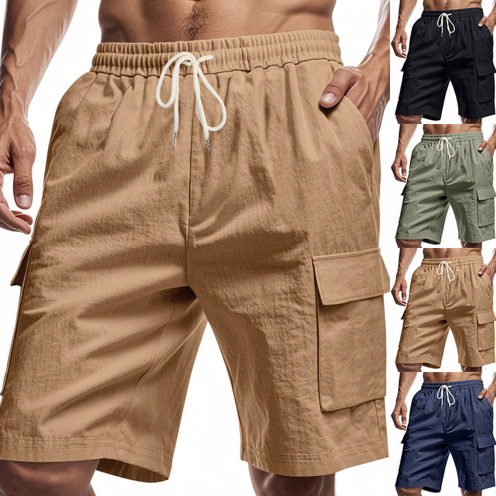 Herren Cargo-Shorts mit elastischem Bund und praktischen Seitentaschen Aliams 1757709006