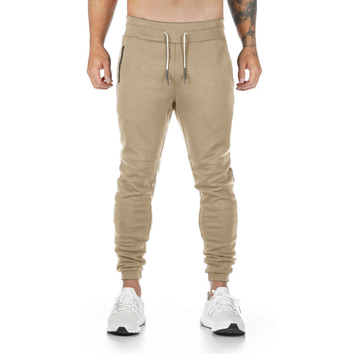 Herren Sportliche Jogginghose mit praktischen Reißverschlusstaschen und elastischem Bund Aliams