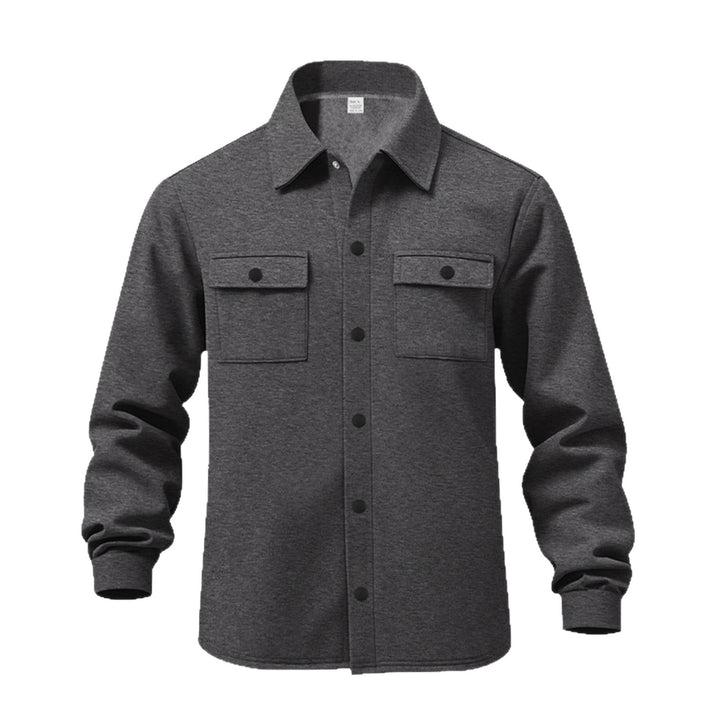 Herren Utility-Hemd mit aufgesetzten Taschen und modernem Design Aliams