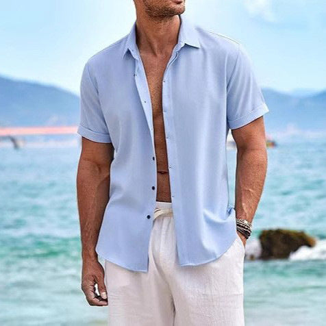 Herren Kurzarmhemd Aliams