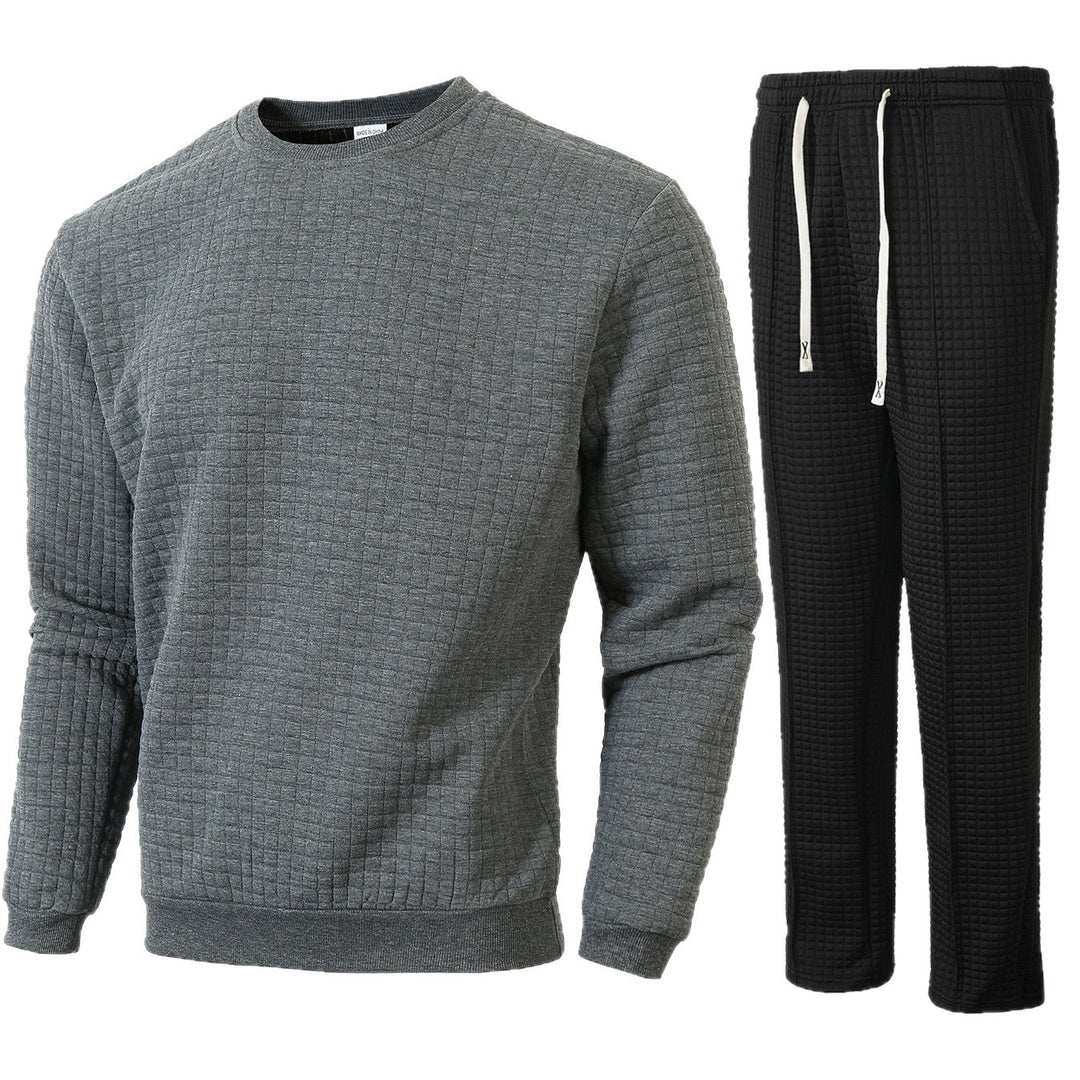 Herren gemütliches Sweatshirt und Jogginghose Set Aliams