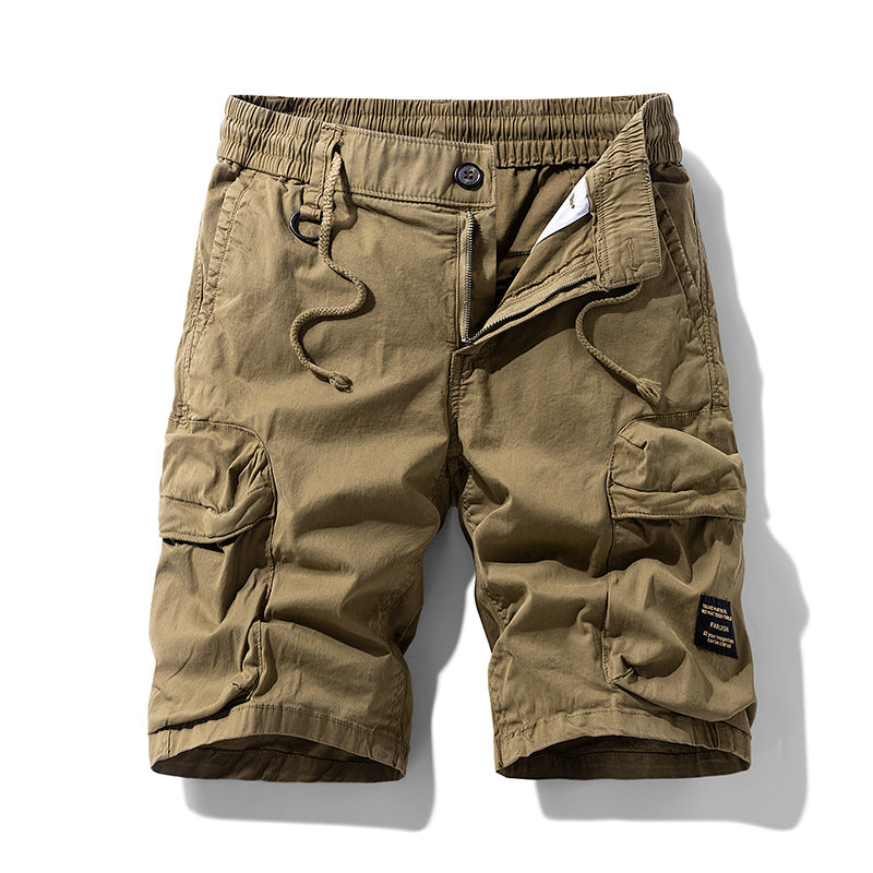 Herren Cargo-Shorts aus strapazierfähigem Material mit praktischen Seitentaschen Aliams