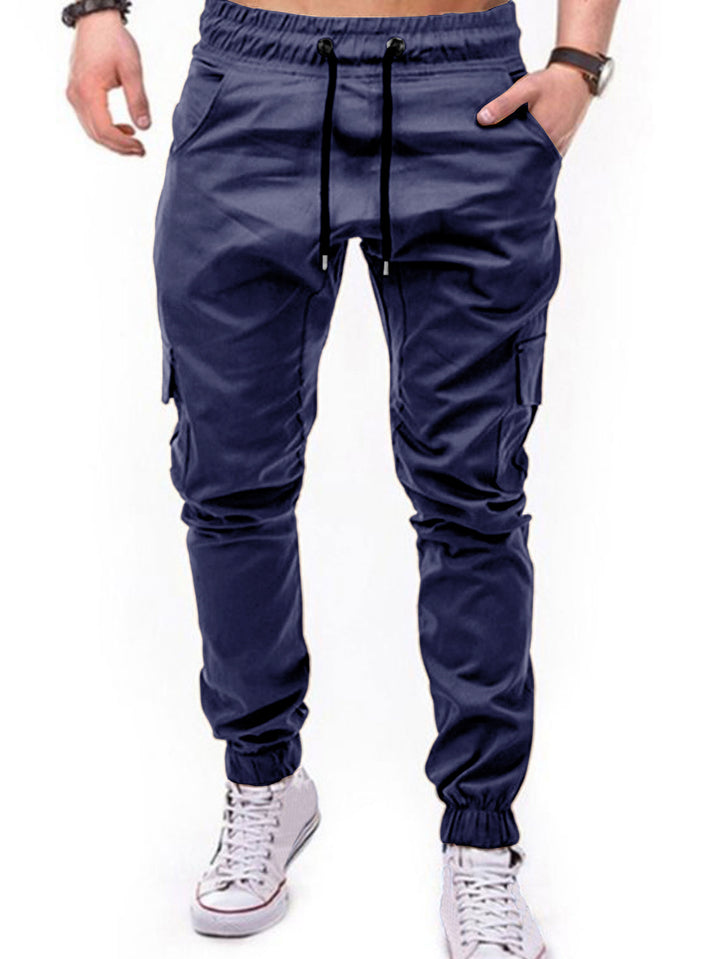 Herren Cargo-Hose mit elastischem Bund und praktischen Multifunktions-Pockets Aliams
