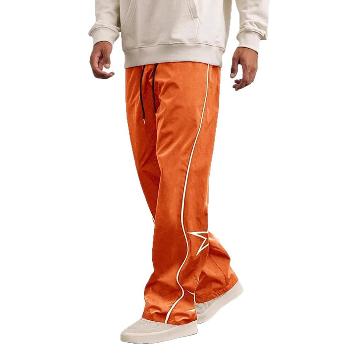 Herren Sportliche Freizeithose mit seitlichen Aplikationen Aliams