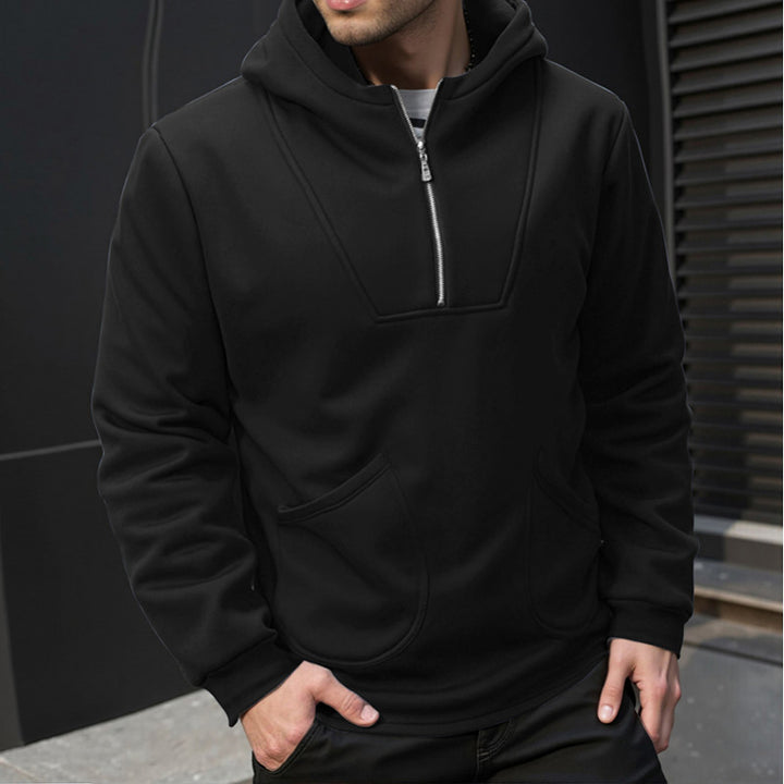 Herren Kapuzenpullover mit innovativem Design und praktischem Reißverschluss Aliams