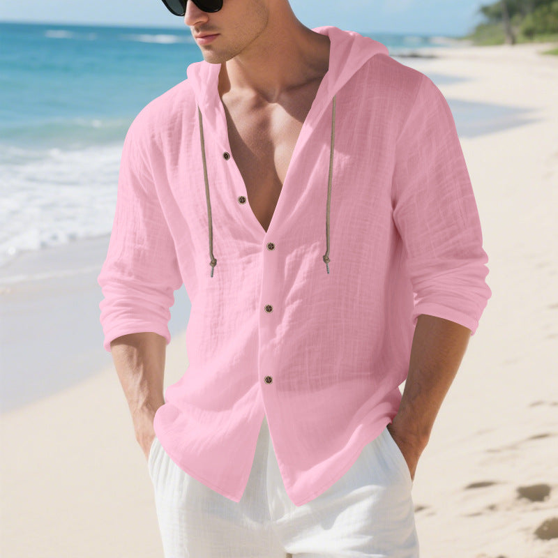 Herren lässiges Kapuzenshirt mit atmungsaktiver Struktur Aliams