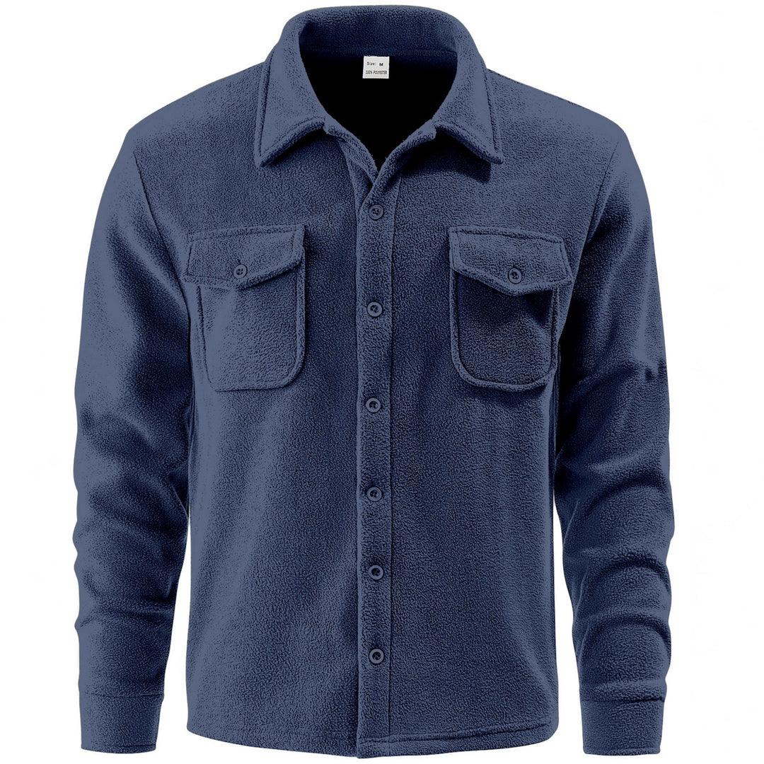 Herren Fleecehemd mit praktischen Brusttaschen Aliams