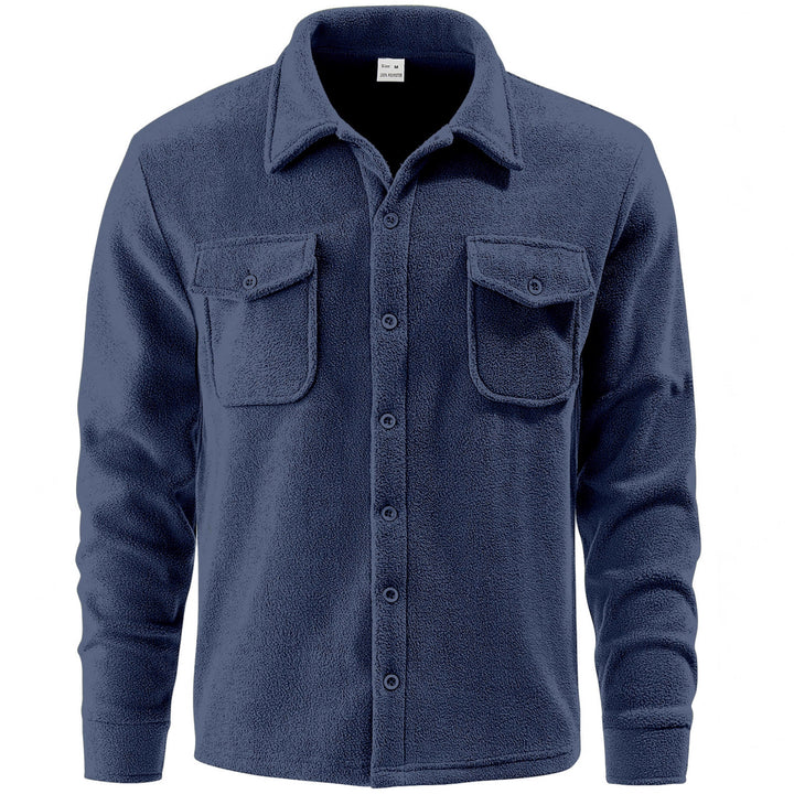 Herren Fleecehemd mit praktischen Brusttaschen Aliams