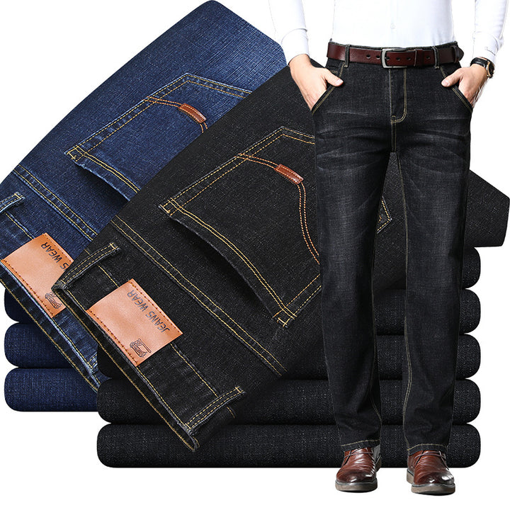 Herren klassische Jeans im lässigen Business-Stil mit besonders bequemer Passform Aliams