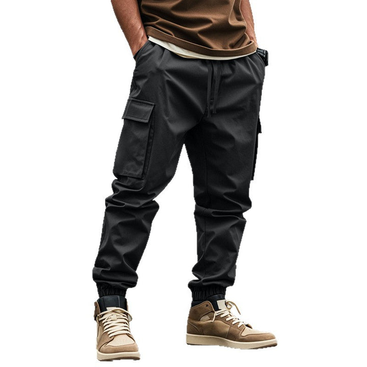 Herren Cargo-Hose mit praktischen Seitentaschen und elastischem Bund Aliams
