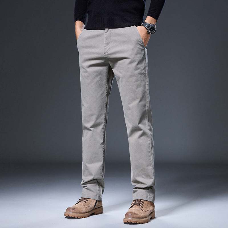 Herren Bequeme Chino-Hose mit praktischen Seitentaschen Aliams