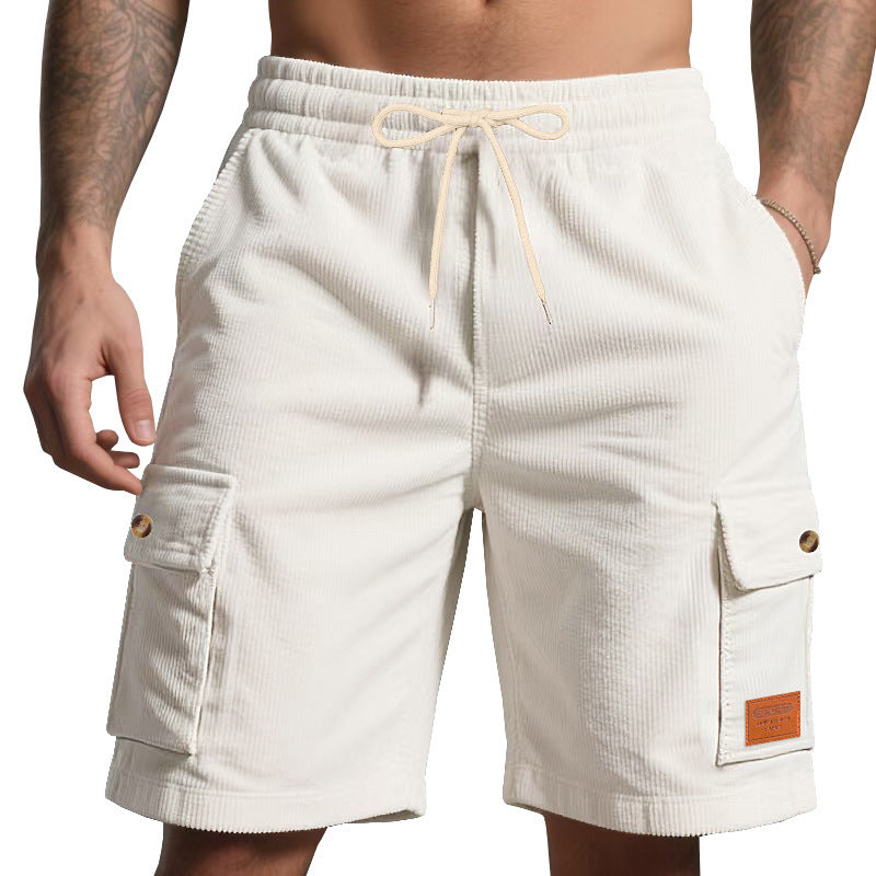 Herren Cargo-Shorts mit praktischem Faltendesign und elastischem Bund Aliams