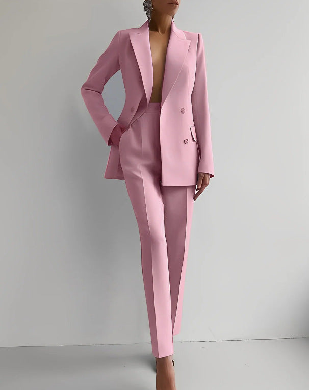 Elegantes Blazer & Hosen Set Für Damen