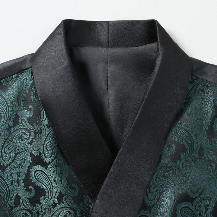 Herren elegante Weste mit luxuriösem Paisleymuster Aliams