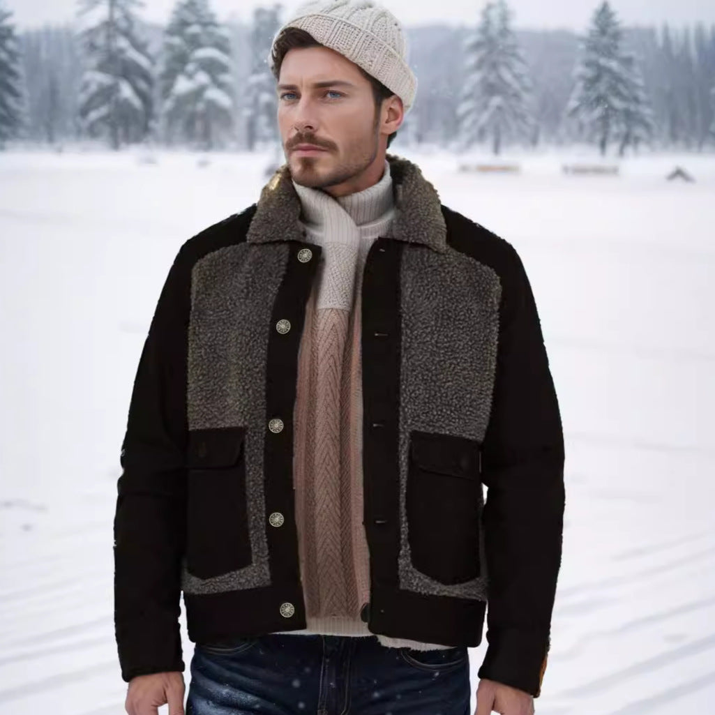 Herren Flanell-Jacke mit gewobenem Innenfutter Aliams