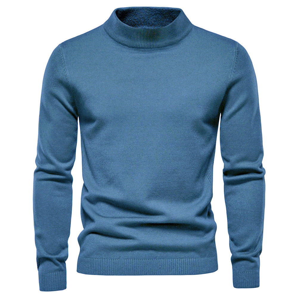 Herren Eleganter Rollkragenpullover aus hochwertiger Wolle Aliams