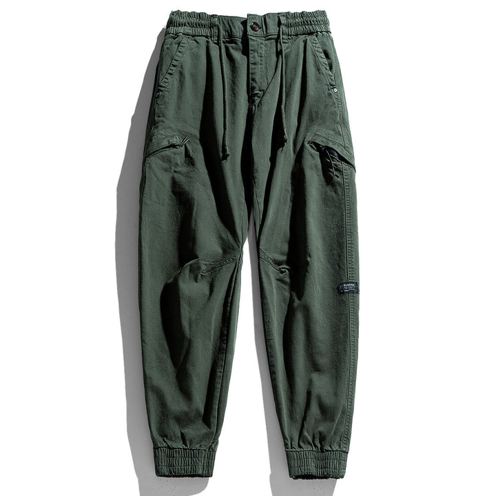 Herren Cargo-Hose mit elastischem Bund und praktischen Mehrzwecktaschen Aliams