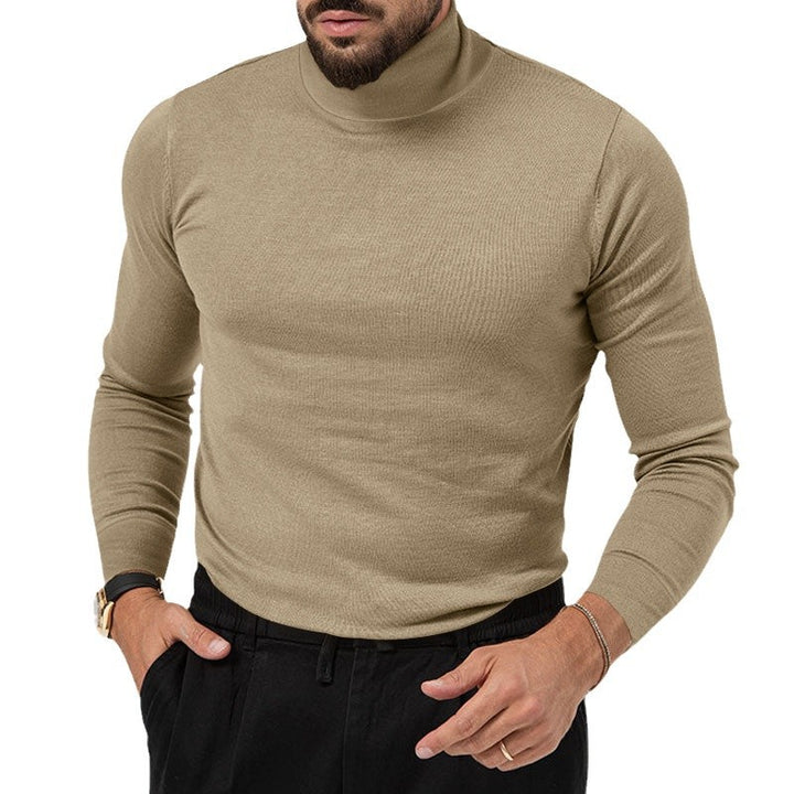 Herren eleganter Rollkragenpullover aus hochwertiger Wolle Aliams