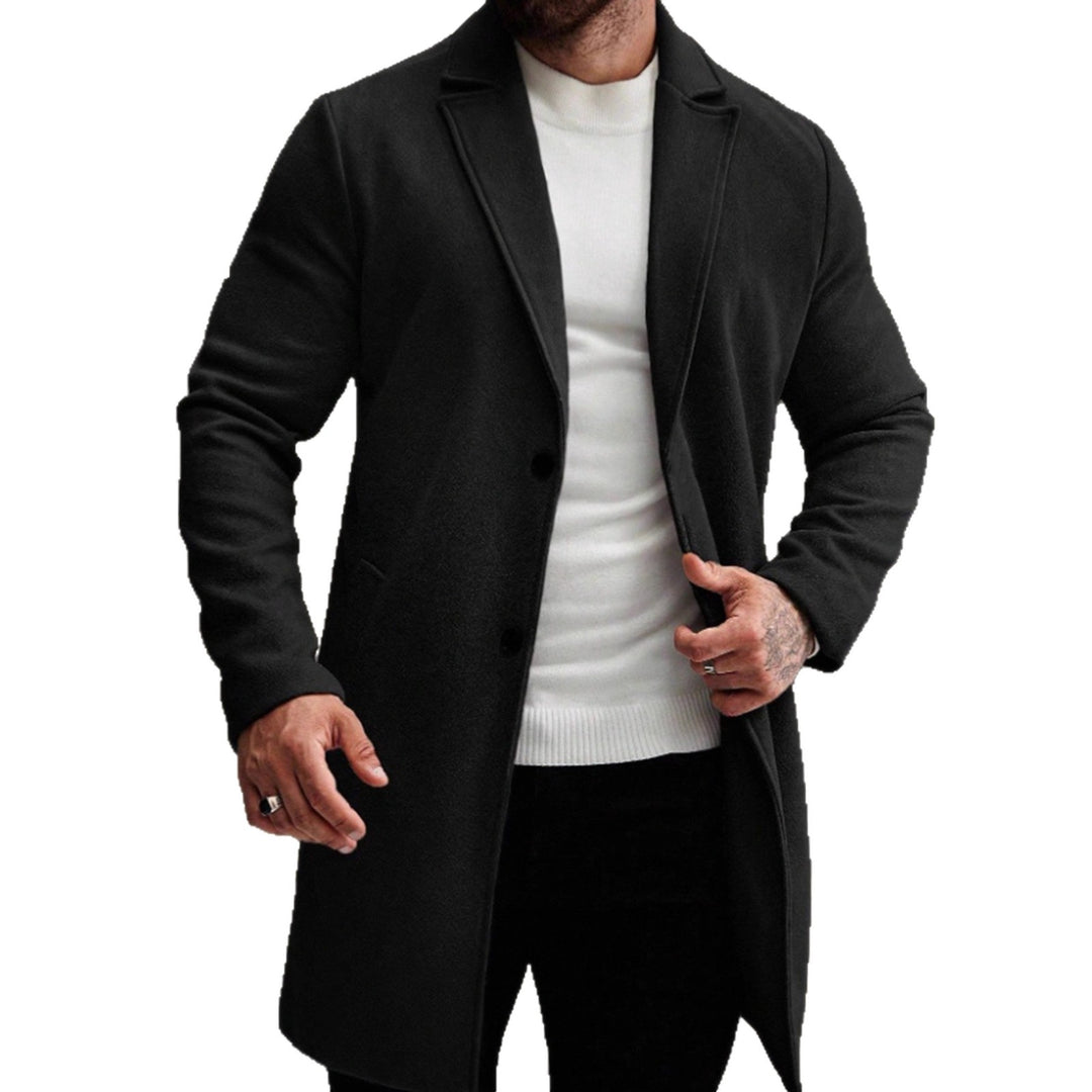 Herren eleganter Wollmantel Aliams