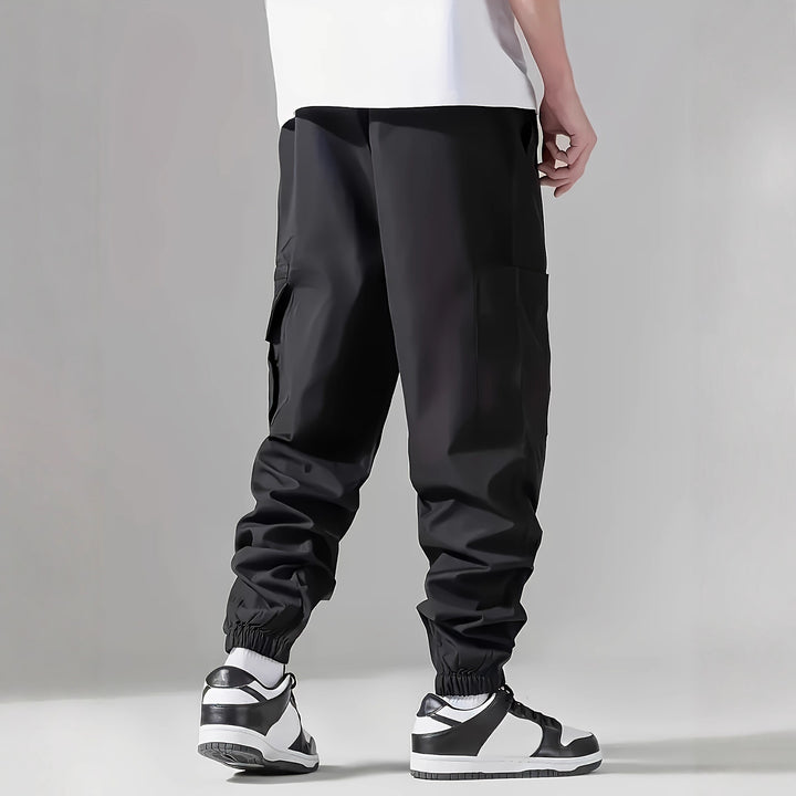 Herren Cargo-Hose mit elastischem Bund Hedi-Mode