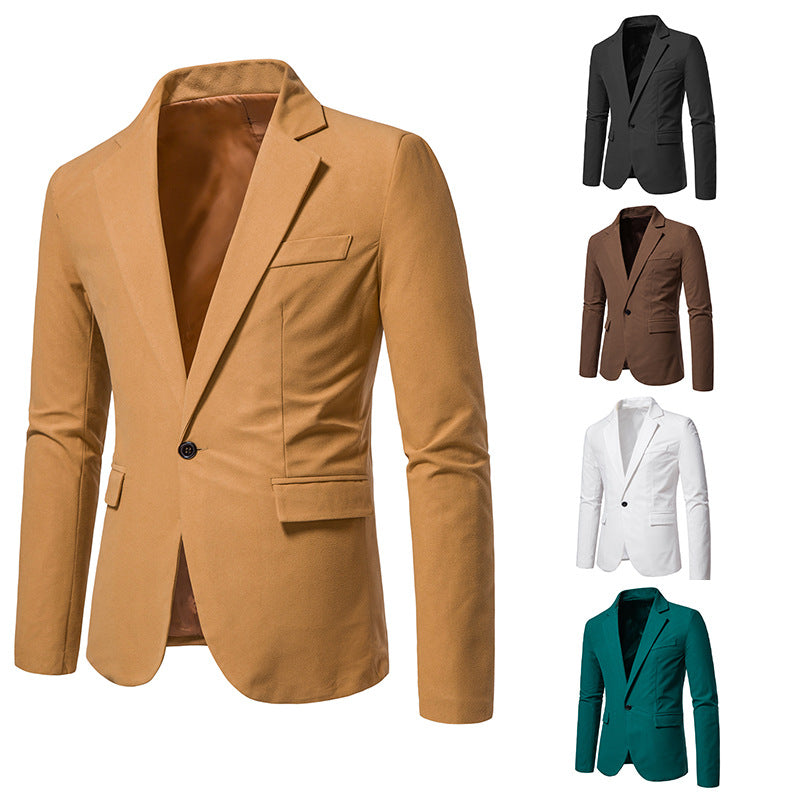 Herren Eleganter Blazer mit modernem Schnitt und Taschen Aliams