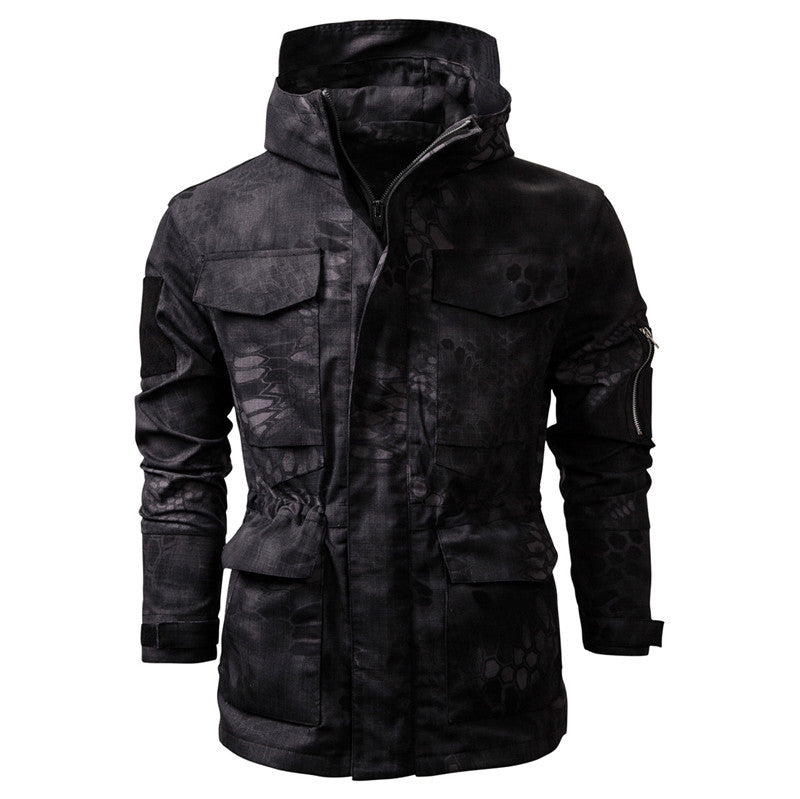 Herren Outdoor-Jacke mit camouflage Design und praktischen Taschen Aliams