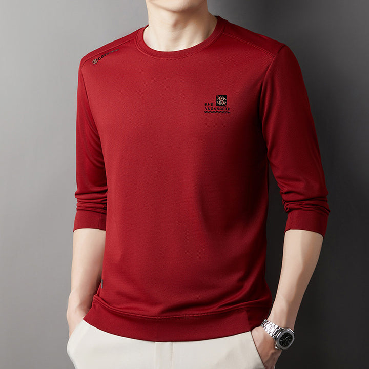 Herren funktionales Langarmshirt mit atmungsaktiver Struktur und innovativen Eigenschaften Aliams