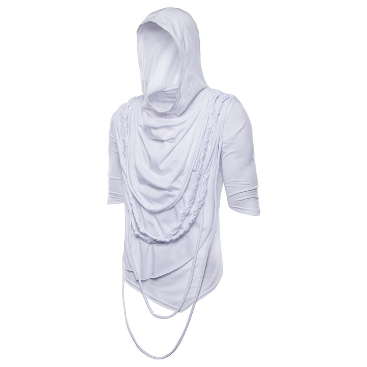 Herren Kapuzenoberteil mit innovativem Design und einzigartiger Drapierung Aliams