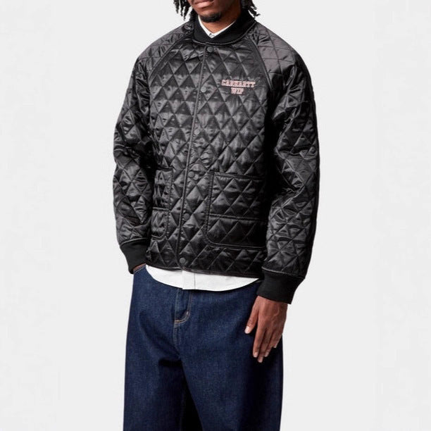 Herren gesteppte Baumwolljacke mit praktischem Reißverschluss Aliams