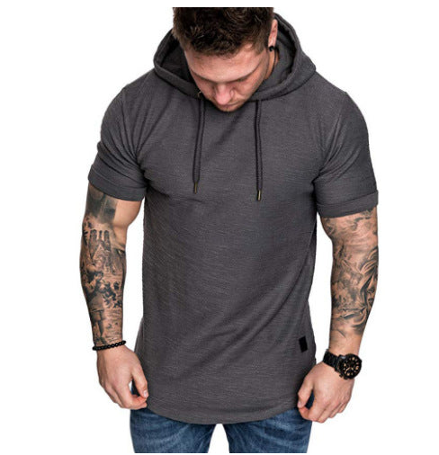 Herren Kapuzen-T-Shirt mit modernem Schnitt und lässigem Design Aliams