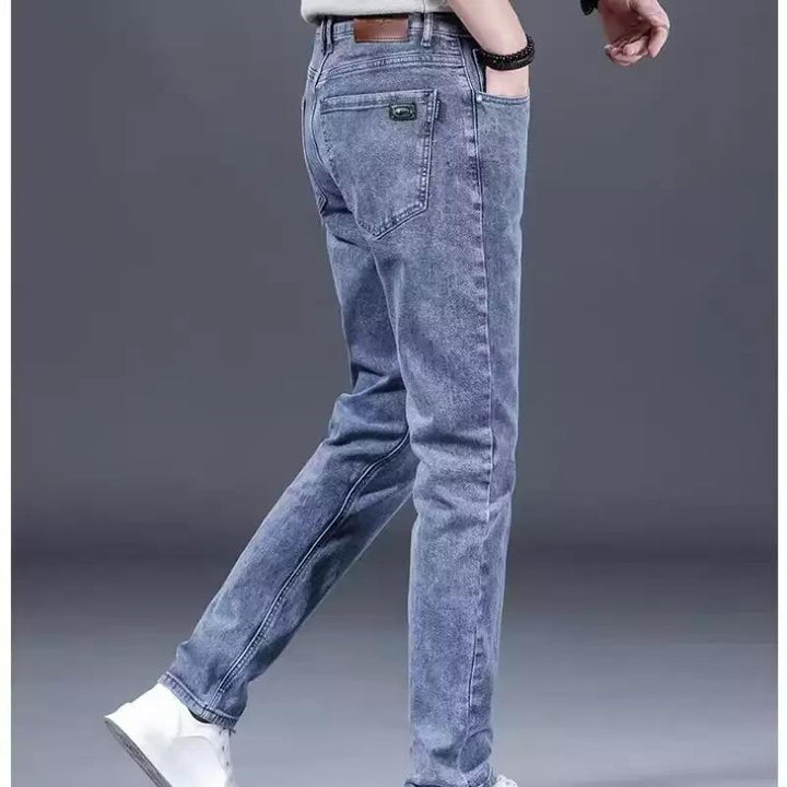 Herren modische Slim-Fit Jeans aus weichem Denim Aliams