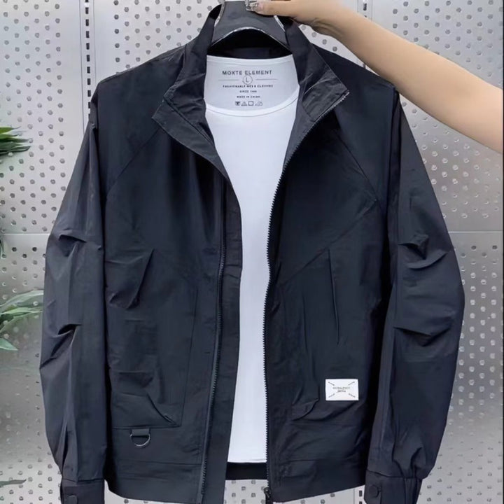 Unisex leichte Freizeitjacke mit funktionalen Taschen und sportlichem Schnitt Aliams