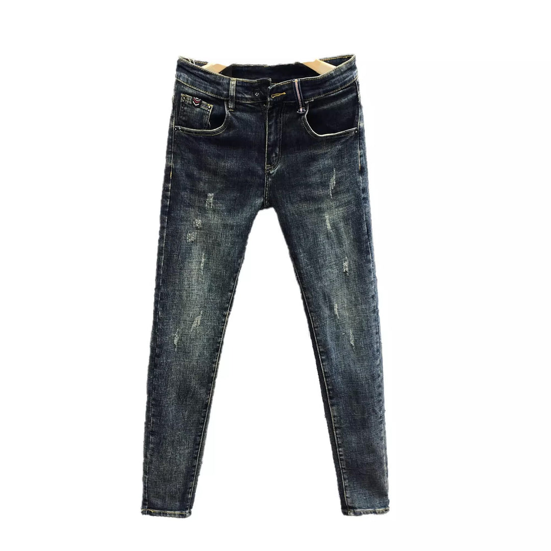 Herren Skinny Jeans mit distressed Details und modernem Schnitt Aliams