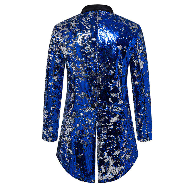 Herren Glitzernde Paillettenjacke Aliams