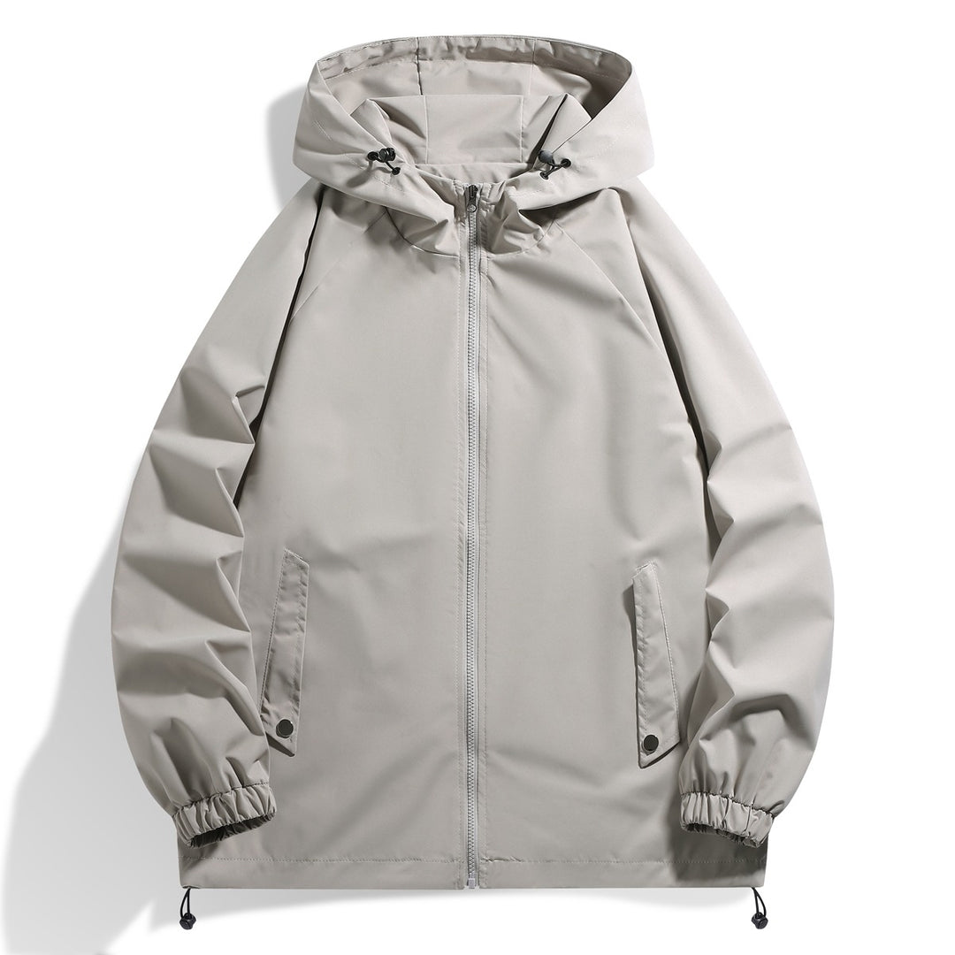 Herren Funktionsjacke mit verstellbarem Kapuzenkragen und elastischen Ärmelbündchen Aliams