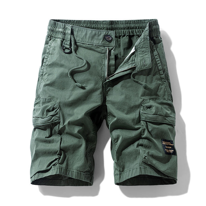 Herren Cargo-Shorts aus strapazierfähigem Material mit praktischen Seitentaschen Aliams