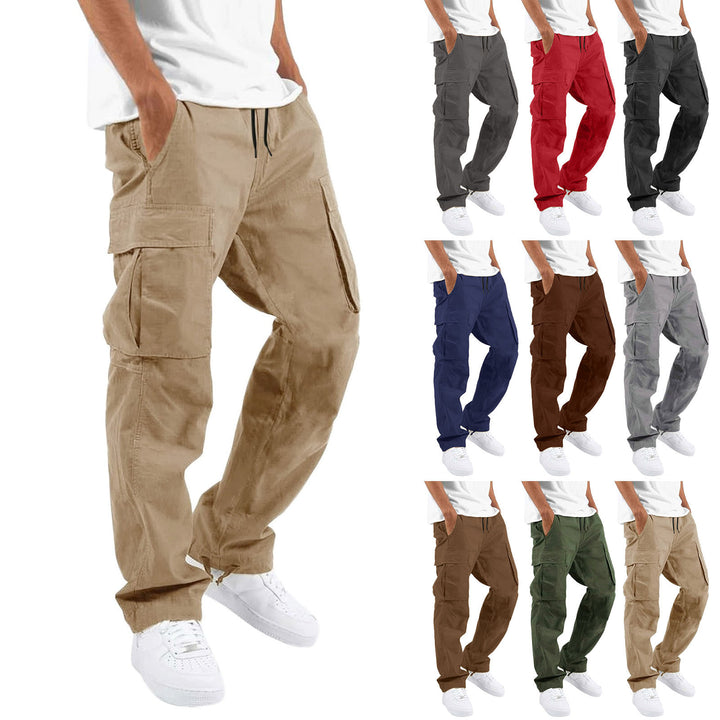 Herren Cargo-Hose mit bequemer Passform und vielseitigen Taschen Aliams